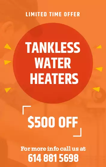 $500 off tankless water heaters