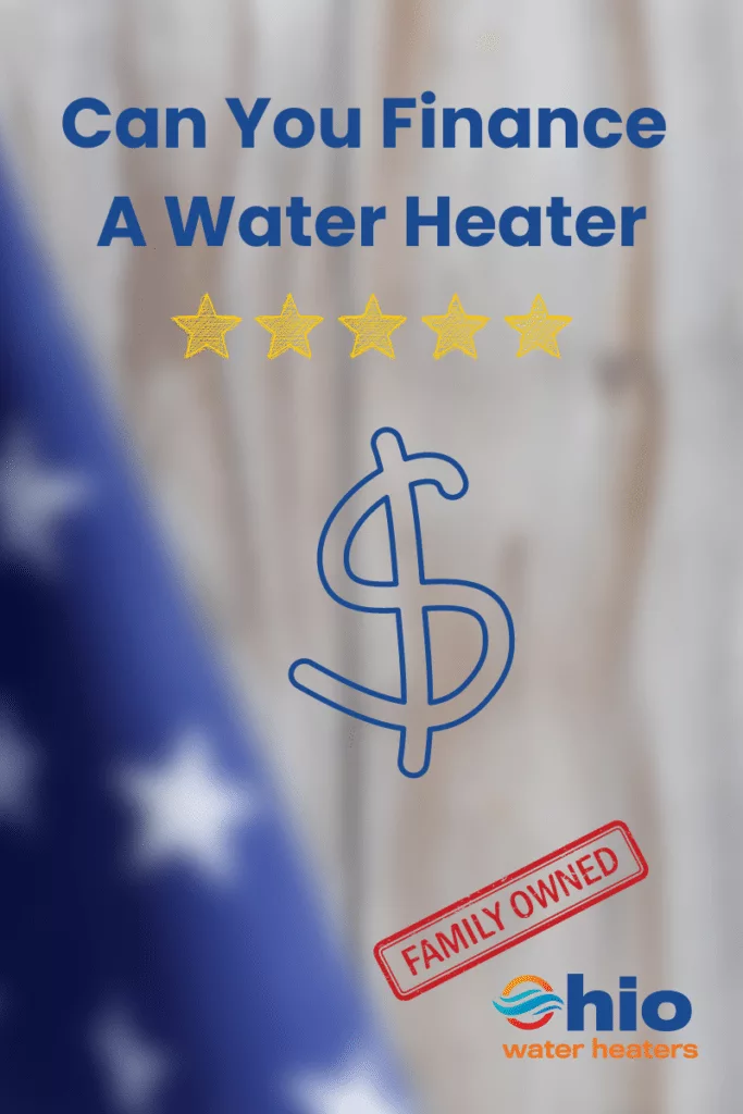 can you finance a water heater, water heater financing, financing